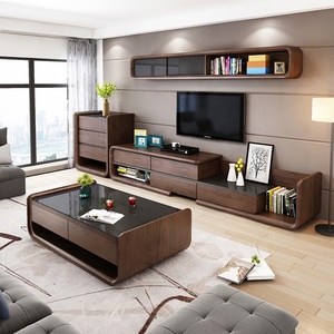 Venta al por mayor diseño clásico muebles madera de nogal extensible del Gabinete de la <span class=keywords><strong>TV</strong></span> - Product Image 6