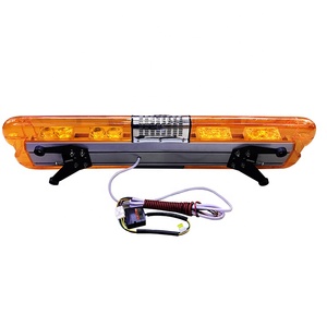 Barra Luminosa LED Ambra Gialla da 260W a Dimensione Intera, 12V DC, per Carri Attrezzi, Vigili del Fuoco, Veicoli per la Raccolta dei Rifiuti - Product Image 4