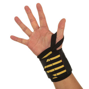 Katoenen Gewichtheffen Training Polssteun Beugels Wraps Riem Fitness Hijsbanden Beschermer - Product Image 3