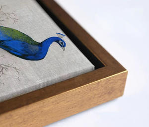 Grand art mural moderne de style européen Impression aquarelle colorée de paon sur toile <span class=keywords><strong>Peinture</strong></span> décorative <span class=keywords><strong>Numéro</strong></span> de modèle personnalisé - Product Image 2