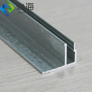 ZHIHAI 1.25m 2.5m H F W M Aluminum Profile for Tent Aluminum Profile For PVC Stretch Ceiling Film