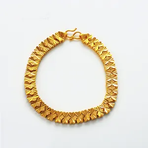 xuping top design fancy simple gold filled bracelet for women