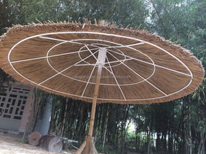 PARAGUAS MODERNAS DE PALMERA DE HOJA DE PALMA Y HIERBA MARINA para HOTEL Y PARQUE-EL PRECIO MÁS BARATO - Product Image 5