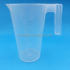 Vaso de Laboratorio Graduado con Asa y Tapa de Plástico PP - Product Image 2