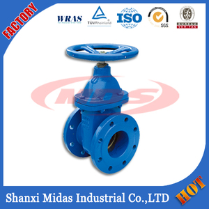 Din F4 ora métal assis cast iron gate valve, Souches vanne 3 polegada, Écluse robinet - vanne d'eau - Product Image 6