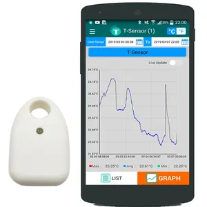 Best Supplier Wireless Thermometer for APP connected Wireless BLE Temperature Sensor