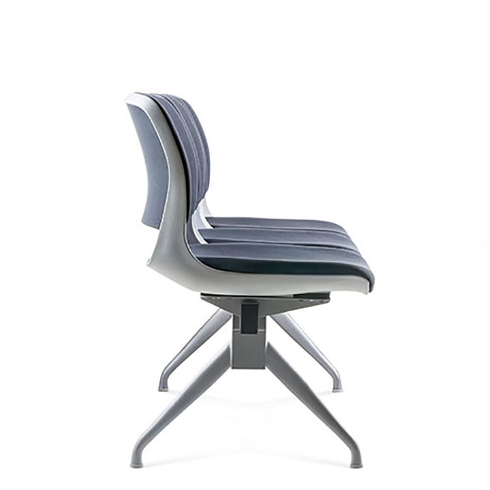 reception chairs luxury clinic leather tealblue single