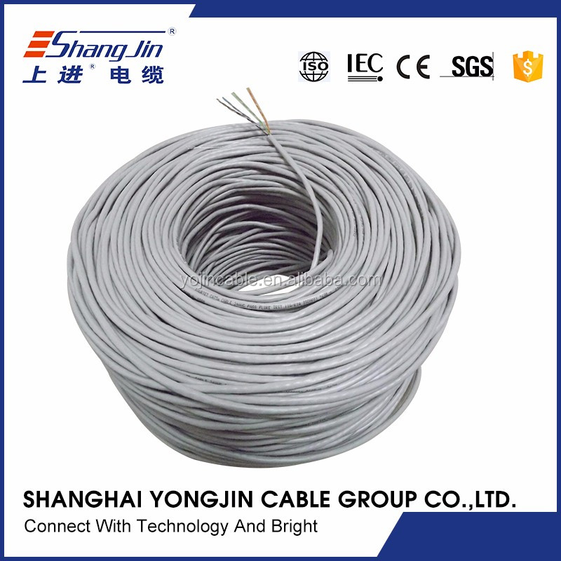 Velocidades Fast Ethernet 305 m 4 par UTP CAT5e cables de red estándar CAT5 cable