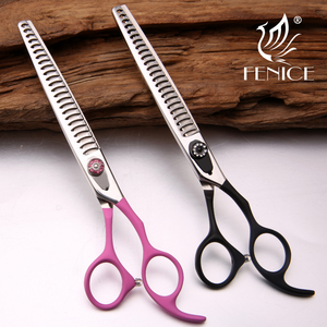 Fenice-Tijeras profesionales para el cuidado de mascotas, tijeras de adelgazamiento, acero inoxidable, 7,5 pulgadas - Product Image 2