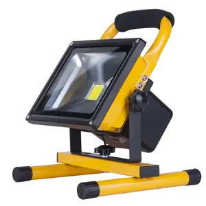 Outdoor Portabel LED Flood Light 20 W 30 W 50 W 100 W 150 W Isi Ulang Lampu Sorot Isi Ulang LED spot Light