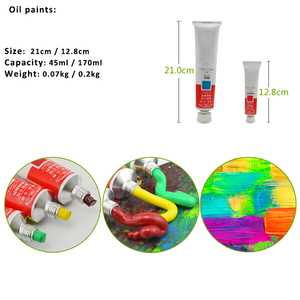Juego de pintura al óleo de colores vivos respetuosos con el medio ambiente de gran rendimiento para suministros de arte - Product Image 4