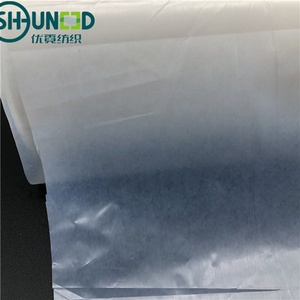 Film de revêtement PES couteau sans papier 0.05MM Film transparent adhésif Double face Film de stratification le plus mince pour vêtement, cuir - Product Image 5
