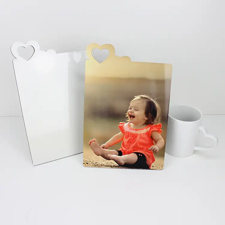 customized Blank Wooden Photo Frame for picture photos display MDF Photo Block