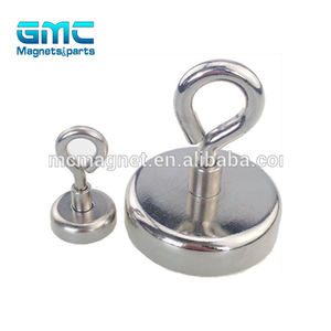 不锈钢材料强力钕磁性钩/阿里巴巴黄金供应商供应磁性钩/烧结 ndfeb 磁铁钩 - Product Image 2
