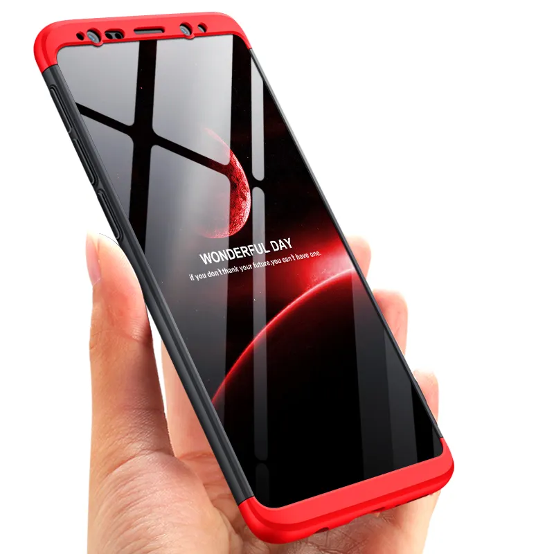 GKK ev sahibi 3 in 1 cep telefonu kılıfı tam koruma cep telefonu kapak için Samsung Galaxy s9 artı