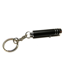 Xách Tay <span class=keywords><strong>Mini</strong></span> ABS Nhựa Kim Loại Torch Đèn Pin Năng Lượng Mặt Trời Còi UV LED Light <span class=keywords><strong>Keychain</strong></span> - Product Image 2
