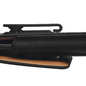 Pochette en cuir pour <span class=keywords><strong>téléphone</strong></span> portable, sac banane pour activités de plein air, randonnée, camping, escalade, <span class=keywords><strong>étui</strong></span> de <span class=keywords><strong>ceinture</strong></span> avec fentes pour cartes - Product Image 3