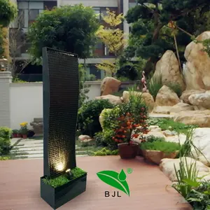 Fontaine décorative pour l'intérieur, fontaine de cascade et mur lumineux à LED