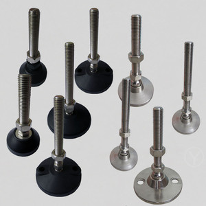 Phụ Kiện Băng Tải GD123 Đế Cố Định Cân Bằng Ren Tùy Chỉnh Đế Cố Định Chân Nhựa M8 Thông Dụng Có Thể Điều Chỉnh - Product Image 2