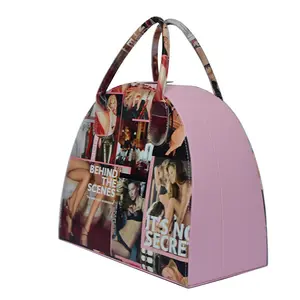 Saffiano 패션 여성 PVC 뷰티 메이크업 가방 화장품 핸드백
