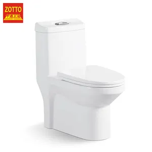 Cheap Price 4D Cyclone Flushing S-trap One Piece Dual Flush Water Closet Size Toilet Commode