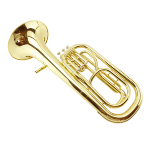 Trois verticale touches Bb ton cor ténor tenir trompette instruments de musique pour des performances professionnelles jouer - Product Image 3