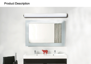 New GS Aluminum Profile Modern Europe <strong>Chrome</strong> IP44 Waterproof <strong>Wall</strong> Mount Bracket Led Mirror <strong>Light</strong> - Product Image 6