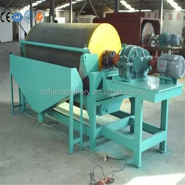 High performance dry and wet magnetic drum separator for mining use