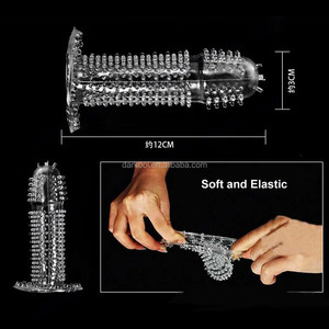 L003/Vergnügen Sexspielzeug für Männer Kristall Hahn Ring <span class=keywords><strong>Penis</strong></span> Ärmel - Product Image 4