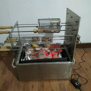 Al aire libre <span class=keywords><strong>a</strong></span> pequeñ<span class=keywords><strong>a</strong></span> escala <span class=keywords><strong>sin</strong></span> <span class=keywords><strong>humo</strong></span> barbacoa pincho rotador de carbón de pollo <span class=keywords><strong>a</strong></span> la <span class=keywords><strong>parrilla</strong></span> de la máquina - Product Image 4