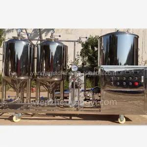 100L mico brewing equipment with temperature controlled fermentation tank/beer brewing equipment