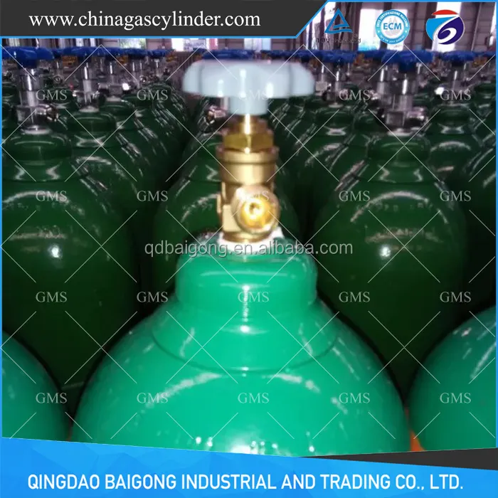 High Quality High Pressure Gas Tank Popular Buy 40L Oxygen Cylinder