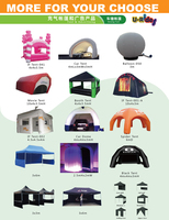 Soporte inflable duradero para tienda de carnaval, caseta de eventos, tienda de campaña para publicidad al aire libre