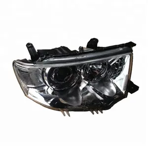 NITOYO partes del cuerpo auto de la lámpara de la cabeza con Motor/sin Motor usado para Mitsubishi Pajero Sport 2009- OEM 214-1197