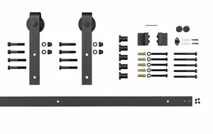 36' "x84" Zes Panel V-Groove Unfinished Effen Knotty Grenen Interieur Houten Schuur Deur Plaat