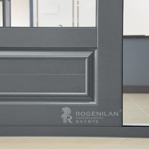 <span class=keywords><strong>ประตู</strong></span>บานเลื่อนกระจกสองชั้นแบบยกได้ รุ่น Rogenilan 208 ซีรีส์  โครงอะลูมิเนียมแบบกันความร้อน พร้อมบานเกล็ดในตัว - Product Image 4