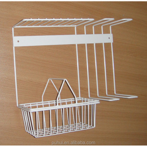 Bán lẻ trình bày thanh thép PEG móc sản phẩm treo tường Dây Rack với dấu hiệu khung - Product Image 5