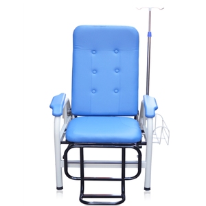Chaise d'infusion en métal au design moderne réglable pour patient, chaise de transfusion médicale confortable pour hôpital, clinique, atelier, école - Product Image 4