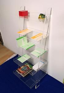 Kệ Sách <span class=keywords><strong>Acrylic</strong></span>, Kệ Trưng Bày <span class=keywords><strong>Acrylic</strong></span> Cho Mỹ Phẩm Khăn Nghệ Thuật, Khay Lưu Trữ <span class=keywords><strong>Acrylic</strong></span> Trong Suốt Cho Gia Đình - Product Image 6