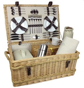 Luxe Antique 4 personne <span class=keywords><strong>pique</strong></span> - nique en osier <span class=keywords><strong>panier</strong></span> de pâques gros paniers - Product Image 6