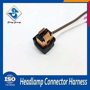 Buena Oem sostenedor de bulbo 2 pin conector de cable hembra-varón personalizada arnés de cableado - Product Image 3