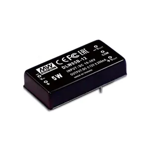 Mean well converter DLW05B-15 5W regulated dual output dc dc Converter 15v -15v