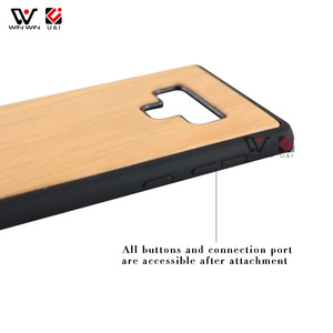 Wholesale Anti-drop Dirt-resistant Wood+TPU Protective Phone <strong>Case</strong> Back Cover for Samsung Galaxy <strong>Note</strong> 8 9 S21 - Product Image 3