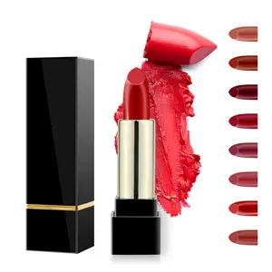 트렌드 메이크업 제품 2019 매트 립스틱 개인 라벨 다채로운 뜨거운 판매 도매