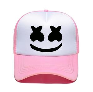 Chất lượng cao 100% polyester Nụ cười khuôn mặt Đen trucker cap 5-panel Hat Phong Cách 5 màu sắc có sẵn-giá trị tốt nhất! - Product Image 5