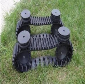 Piccolo Robot telaio cingoli in gomma per sistema di azionamento - Product Image 4