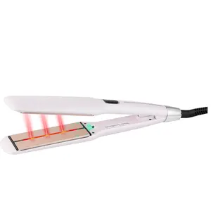plancha infrared profesional New design Infrared and Ionic flat irons wholesale private label hair straightener