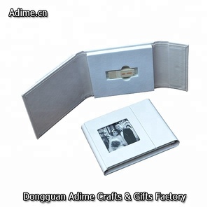 Tùy chỉnh da vải linen nhung nam châm USB Flash Drive Stick bao bì Hộp Quà Tặng trường hợp - Product Image 3