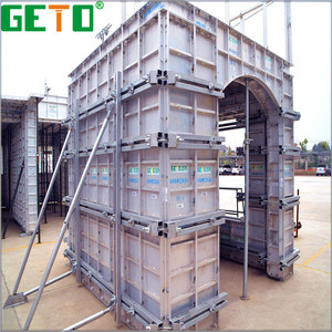 Panjur paneli yuvarlak sütun yapı Metal kalıp prekast beton - Product Image 5