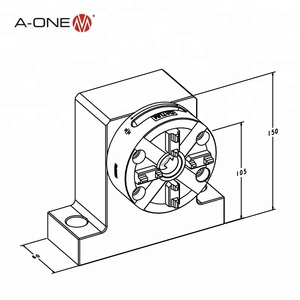 A-ONE Hitachi máy <span class=keywords><strong>CNC</strong></span> mài các bộ phận lịch thi đấu t khe cơ sở tấm cho duy nhất hướng dẫn sử dụng Chuck ngang - Product Image 2